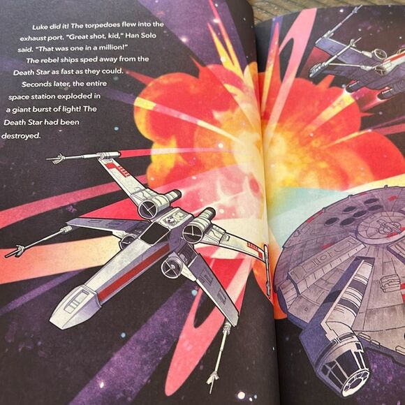 Disney 5-Minute Star⭐️Wars Stories Book 📕4 kid 6 & ⬆️ MaytheForcebewithYou! - Picture 16 of 17
